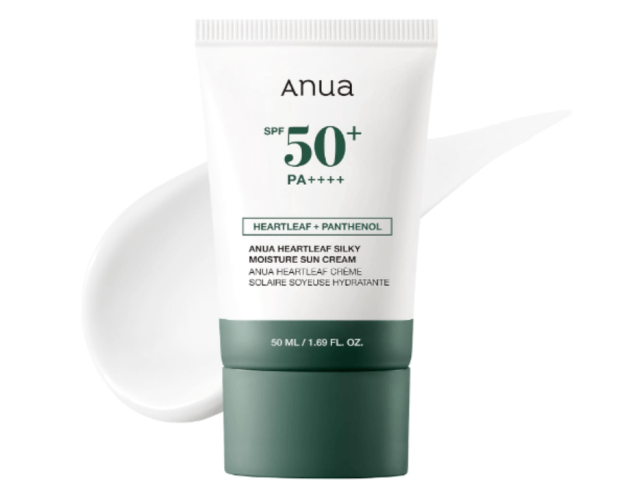 Anua Heartleaf Silky Moisture Sunscreen SPF50+ 50 ml
