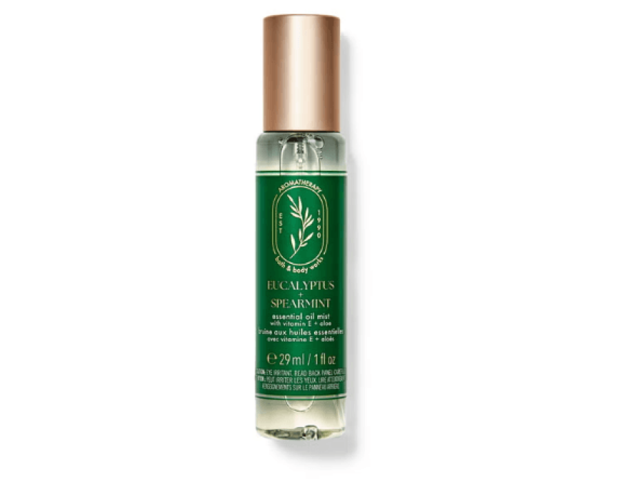 "Bath and body works Eucalyptus Spearmint Essential Oil Mist"