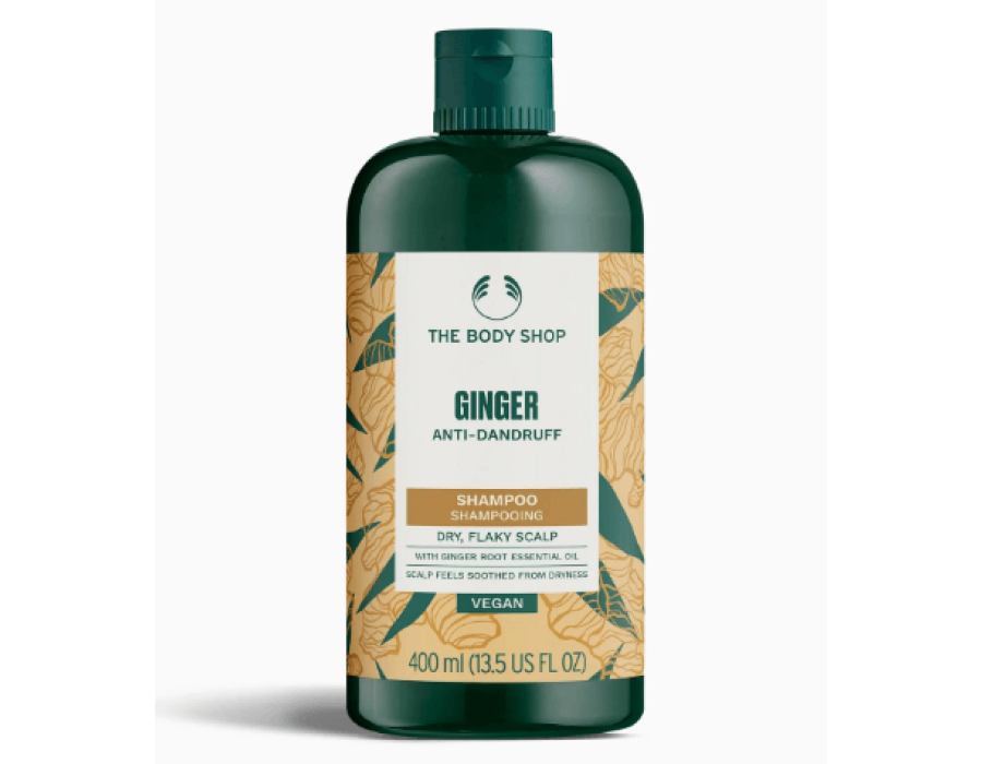 The Body Shop Ginger Anti-Dandruff Shampoo – Clarifying Shampoo for Dry,