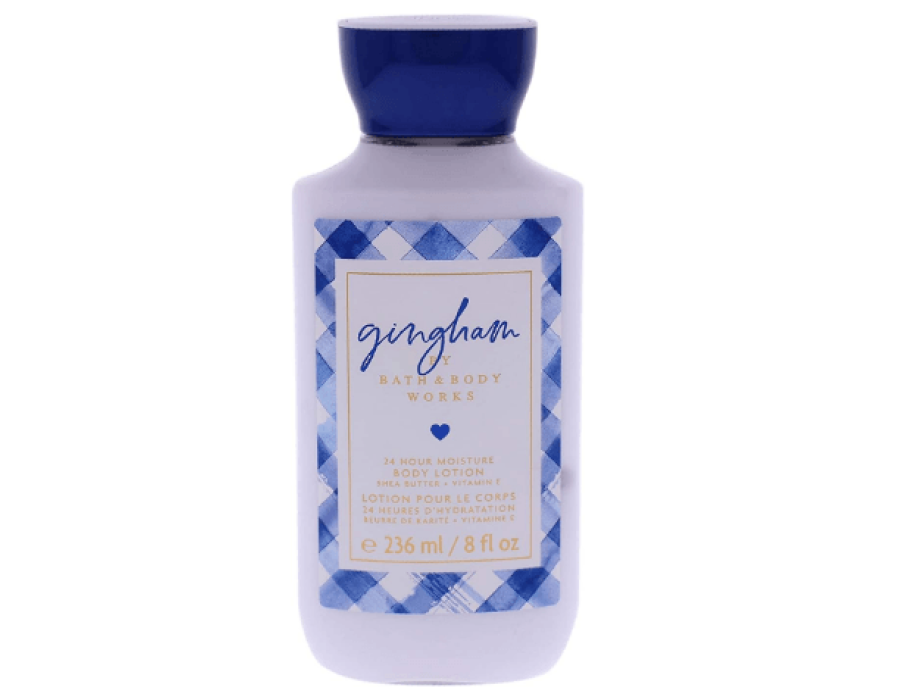 "Bath and body works Gingham Daily Nourishing Body Lotion"