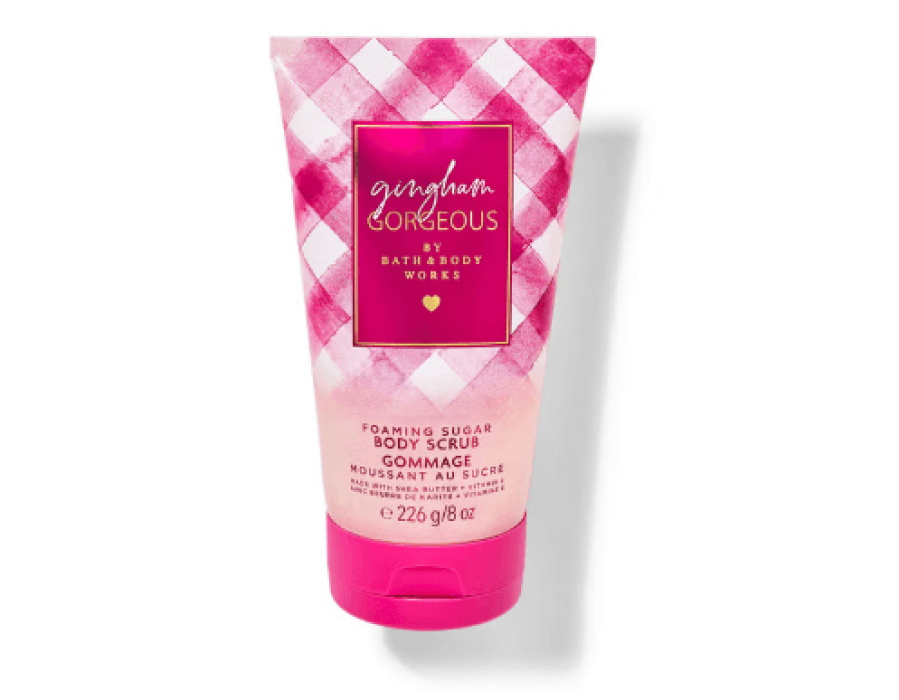 "bath and body works Gingham Gorgeous Foaming Sugar Scrub"