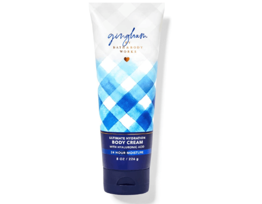 "Bath and body works Gingham Ultimate Hydration Body Cream"