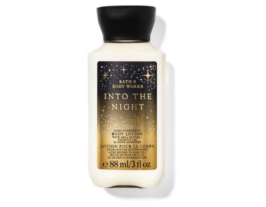 "bath and body works Into the Night Travel Size Body Lotion"