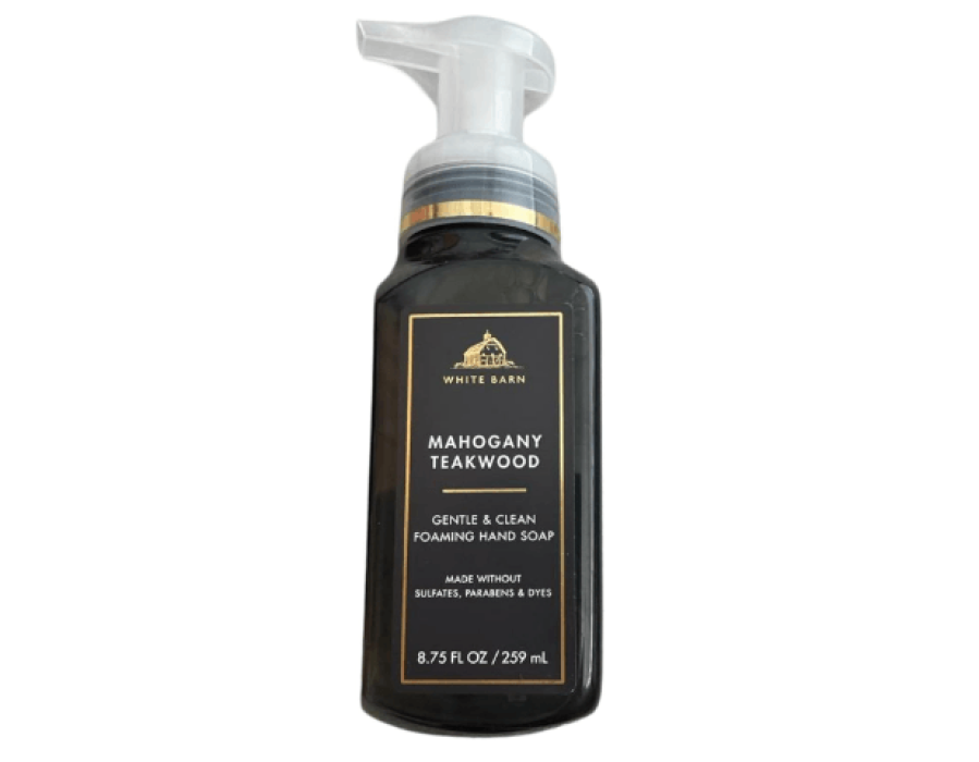 "Bath and body works Mahogany Teakwood Gentle & Clean Foaming Hand Soap"