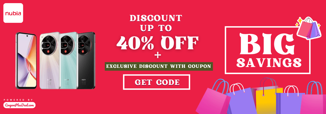 Nubia Coupon